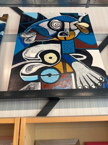 Abstract Schilderij - Kunstenaar Harold Scheffer beschikbaar voor biedingen