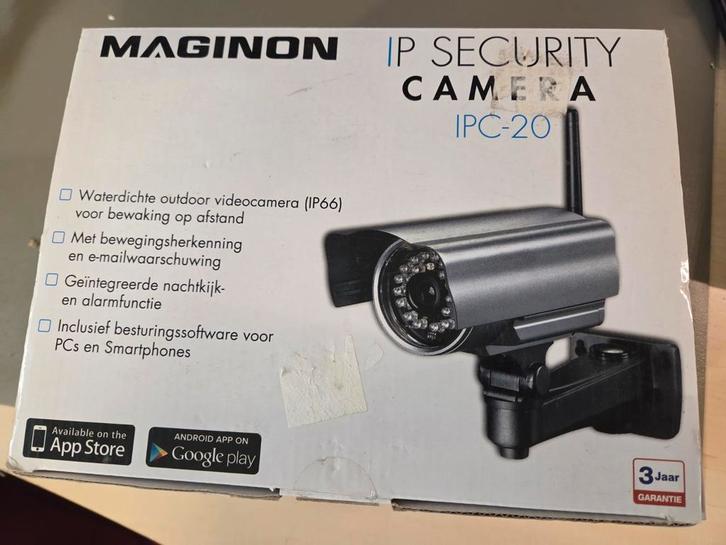 Maginon IP Beveiligingscamera IPC-20, Audio, Tv en Foto, Videobewaking, Ophalen of Verzenden