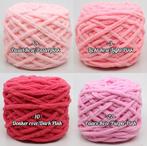 Chunky Chenille Garen 100gr in vele kleuren!, Ophalen of Verzenden, Nieuw, Breien of Haken, Wol of Garen