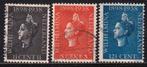 346 - Nederland nvph 310/312 gestempeld , 40jarig, Postzegels en Munten, Verzenden, T/m 1940, Gestempeld