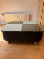 Mooie salontafel met glas, Ophalen, Vierkant, Minder dan 50 cm, 100 tot 150 cm