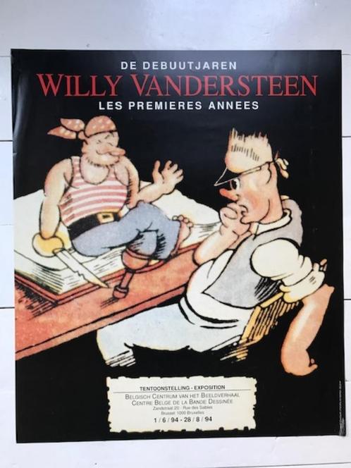 Vandersteen POSTER Tentoonstelling De Debuutjaren 1994 BCB, Boeken, Stripboeken, Zo goed als nieuw, Eén stripboek, Ophalen of Verzenden