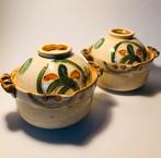 Japanse donabe schaaltjes, handgemaakt en -beschilderd, Ophalen of Verzenden