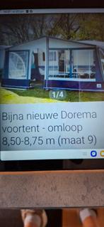 Voortent dorema maat 9 met aluminium frame diep 240cm, Ophalen, Gebruikt