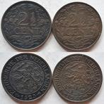 2 ½ cent 1929 & 1941, Postzegels en Munten, Munten | Nederland, Verzenden, Koningin Wilhelmina, Overige waardes