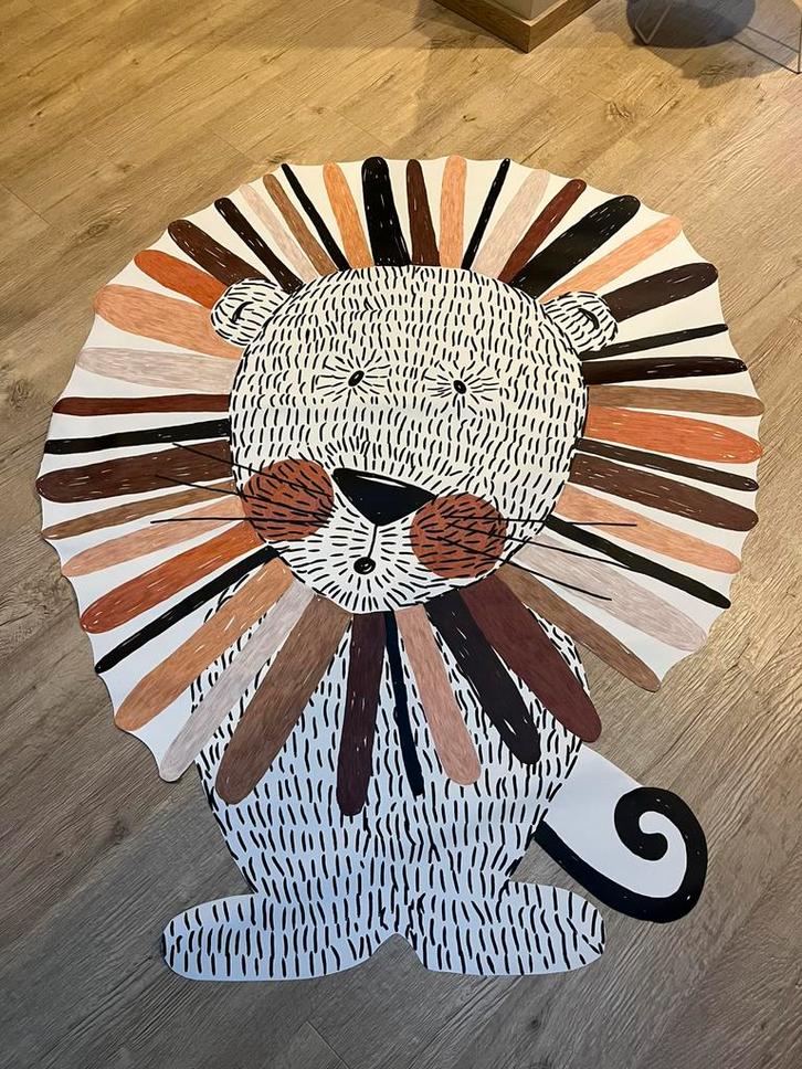 Muurposter leeuw/ By Diane, Kinderen en Baby's, Kinderkamer | Inrichting en Decoratie, Zo goed als nieuw, Wanddecoratie, Ophalen of Verzenden