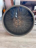 Industriële wandklok 60 cm, Huis en Inrichting, Woonaccessoires | Klokken, Ophalen, Zo goed als nieuw, Wandklok