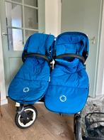 Bugaboo Donkey Duo compleet - black/royal blue, Gebruikt, Ophalen, Kinderwagen, Duowagen