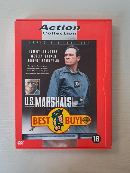U.S. marchals DVD (4 halen 3 betalen), Cd's en Dvd's, Dvd's | Cabaret en Sketches, Zo goed als nieuw, Vanaf 16 jaar, Ophalen of Verzenden