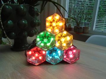 discolamp, partylight 6 kleuren lampen die wisselend aangaan beschikbaar voor biedingen