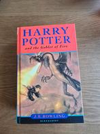 Harry potter and thr goblet of fire hardcover 1e druk, Ophalen of Verzenden, Zo goed als nieuw, Boek of Poster