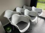 Te koop: 6 design eetkamer stoelen, Huis en Inrichting, Stoelen, Ophalen, Wit, Design, Zo goed als nieuw