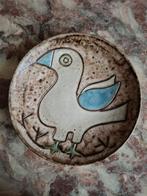 Vintage Keramische Vogel Wandplaat Hannie Mein, Ophalen of Verzenden