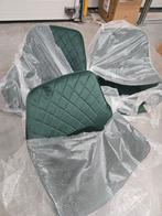 3 Nieuwe Donkergroene Velvet Stoelen, Ophalen, Overige kleuren, Drie, Nieuw