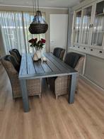 4 Seasons teak tuintafel met 4 stoelen serie Brighton, Tuin en Terras, Ophalen, Zo goed als nieuw, Teakhout, Tuinset