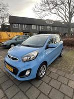 Kia Picanto 1.0 Cvvt 5-DRS 2011 Blauw - Goed onderhouden, Auto's, Kia, Voorwielaandrijving, Euro 5, Stof, Zwart