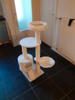 Mooie witte krappaal voor katten, Ophalen of Verzenden, Zo goed als nieuw, Krabpaal