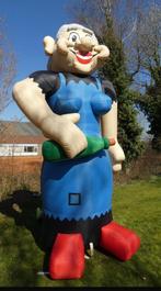 Opblaasbare Sarah met wijnfles, Hobby en Vrije tijd, Feestartikelen | Verhuur, Ophalen, Zo goed als nieuw, Abraham of Sarah