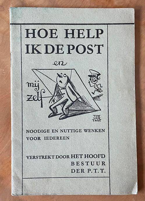 Enorm leuk boekje van het hoofdbestuur der PTT uit 1938!, Verzamelen, Overige Verzamelen, Zo goed als nieuw, Verzenden