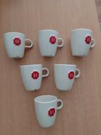 6 Douwe Egberts Kopjes - Nieuw, Huis en Inrichting, Ophalen, Keramiek, Nieuw, Overige stijlen