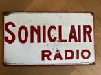 Soniclair Radio emaille, Ophalen of Verzenden