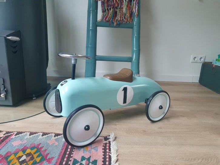 Retro roller mintgroen - Loopauto, Kinderen en Baby's, Speelgoed | Buiten | Voertuigen en Loopfietsen, Zo goed als nieuw, Loopvoertuig