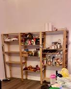 IKEA HEJNE grote houten stellingkast – 3 delen, Huis en Inrichting, Ophalen, Zo goed als nieuw