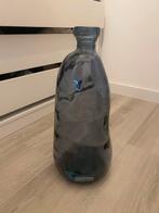 Grote vaas donkerblauw - 52cm - organische vorm, Ophalen, 50 tot 75 cm, Blauw, Glas