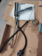 Keukenkraan met uittrekbare slang - Nieuw!, Ophalen of Verzenden, Nieuw, Chroom, Kraan