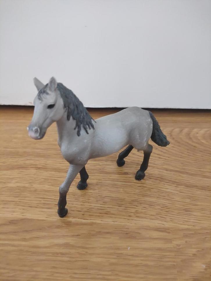 Schleigh paard grijs, Verzamelen, Dierenverzamelingen, Zo goed als nieuw, Beeldje of Figuurtje, Paard, Ophalen
