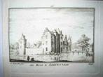 156 / Poederoijen Loevestein  Kopergravure 18e Eeuw, Antiek en Kunst, Kunst | Etsen en Gravures, Ophalen of Verzenden