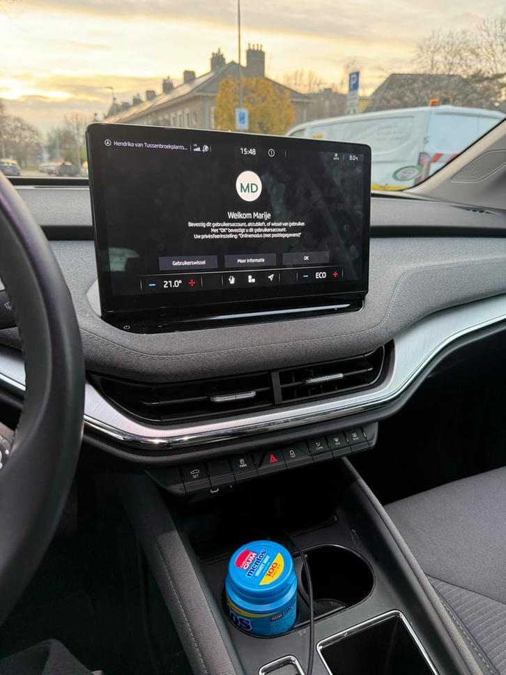 Skoda Enyaq 60 lease overname, Auto's, Skoda, Particulier, Enyaq, ABS, Achteruitrijcamera, Adaptieve lichten, Adaptive Cruise Control