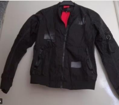 nog NIEUW Nickelson jack Jas regenjack Zwart glimmend S, Kleding | Heren, Verzenden, Zwart, Nickelson, Zo goed als nieuw