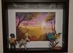 Playmobil Safari Diorama in Lijst, Verzenden, Zo goed als nieuw, Jongen of Meisje