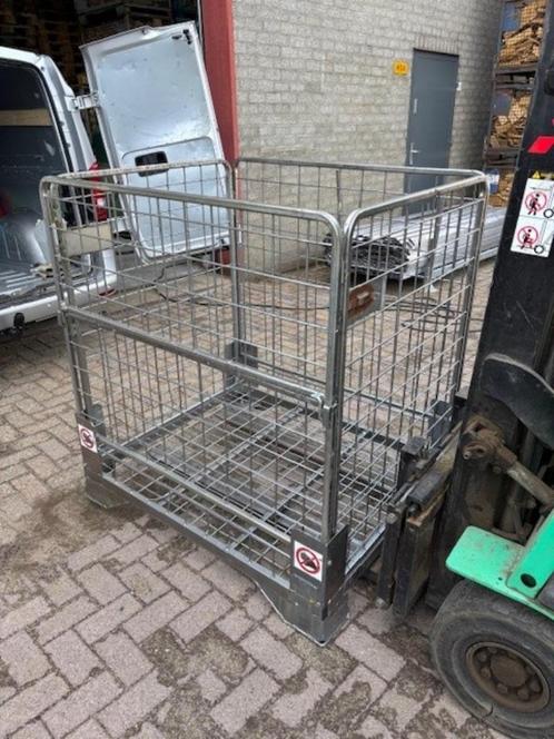 gitterbox draadmand, stapelbak voouwbaar, Doe-het-zelf en Verbouw, Kratten en Dozen, Zo goed als nieuw, Krat, 100 cm of meer, 50 cm of meer