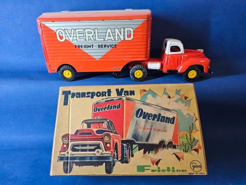 Blikken vrachtwagen Overland Japan Nieuwstaat, Antiek en Kunst, Antiek | Speelgoed, Ophalen of Verzenden