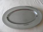 grote ovale RVS vleesschaal - serveerschaal, Antiek en Kunst, Antiek | Schalen, Ophalen of Verzenden