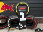 Formule 1 band pitbord grid bord diverse exemplaren, Ophalen, Gebruikt, Formule 1