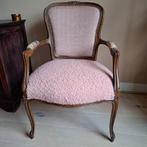 Vintage antieke Queen Anne stijl stoel, moderne uitstraling, Ophalen