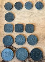 setje zinken munten Nederland (1941-1944), Ophalen, Koningin Wilhelmina, 25 cent, Setje