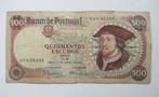 Portugal 500 Escudos 1966 bankbiljet., Postzegels en Munten, Bankbiljetten | Europa | Niet-Eurobiljetten, Ophalen of Verzenden