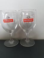 2 originele Rivella glazen op poot jaren 70, Verzamelen, Ophalen of Verzenden, Zo goed als nieuw