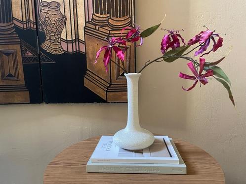 Vintage Modern Sgrafo Peter Müller Vaas Korallenform-serie, Huis en Inrichting, Woonaccessoires | Vazen, Gebruikt, Wit, Minder dan 50 cm