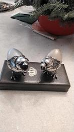 Antiek zilveren strooiers., Ophalen of Verzenden, Zilver