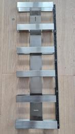 Stainless steel magazine rack, Huis en Inrichting, Woonaccessoires | Krantenbakken en Lectuurbakken, Ophalen of Verzenden, Zo goed als nieuw