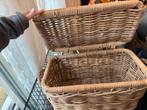 Rotan mand met deksel - Opbergmand, Ophalen, Gebruikt, Overige materialen, Minder dan 50 cm