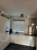 Te koop witte hoogglans keuken IKEA, Huis en Inrichting, Keuken | Complete keukens, Ophalen, Gebruikt, Wit, Hoekkeuken