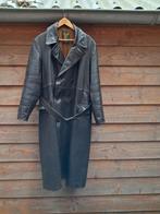 Leren heren motor, solex, brommer jas vintage L/XL, Antiek en Kunst, Ophalen of Verzenden, Heren, HA Lederkleding