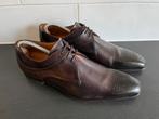Magnanni herenschoenen maat 43.5, Kleding | Heren, Schoenen, Magnanni, Bruin, Magnanni, Zo goed als nieuw