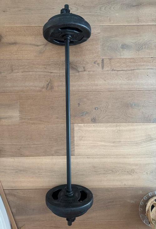 Les Mills Bodypump set (Don Oliver), Sport en Fitness, Fitnessmaterialen, Gebruikt, Halterset, Ophalen